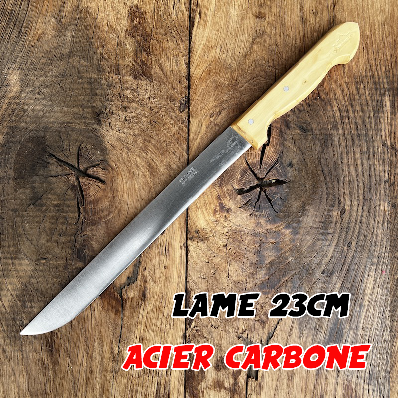 COUTEAU PALLARES DE CUISINE JAMBON CARBONE 23CM