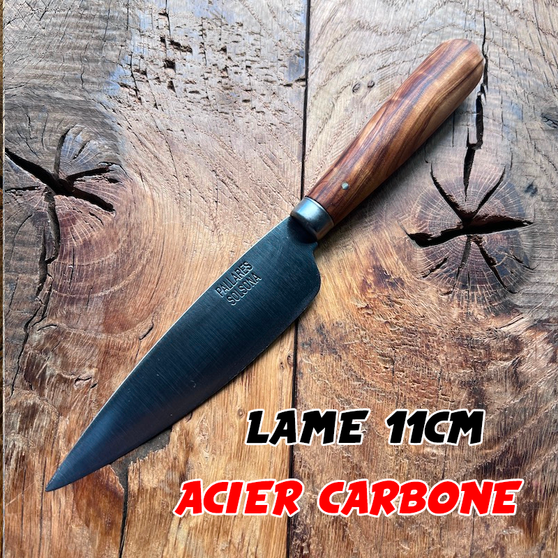 COUTEAU PALLARES SAUGE OLIVIER CARBONE 11CM